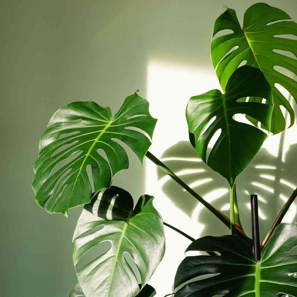Swiss cheese plant(Monstera deliciosa)