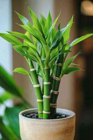 Lucky bamboo(Dracaena sanderiana)