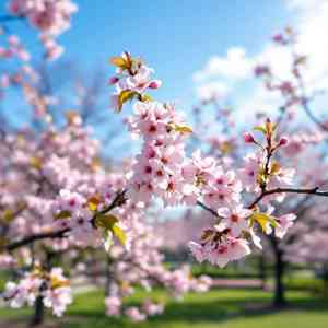 Japanese cherry(Prunus serrulata)