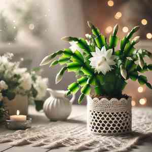 False christmas cactus(Schlumbergera truncata)