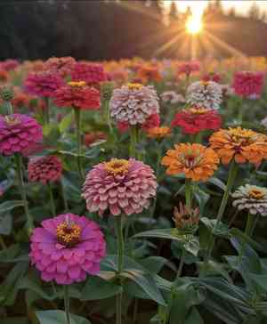 Common zinnia(Zinnia elegans)