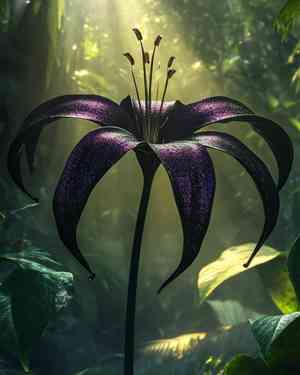 Black bat flower(Tacca chantrieri)