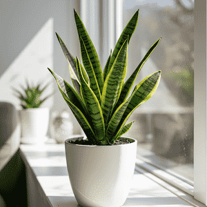 Snake plant(Sansevieria trifasciata)