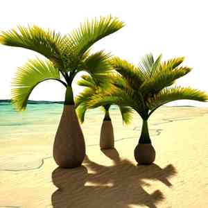 Bottle palm(Hyophorbe lagenicaulis)