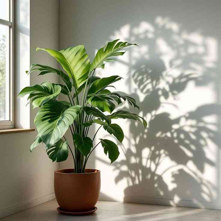Swiss cheese plant(Monstera deliciosa)