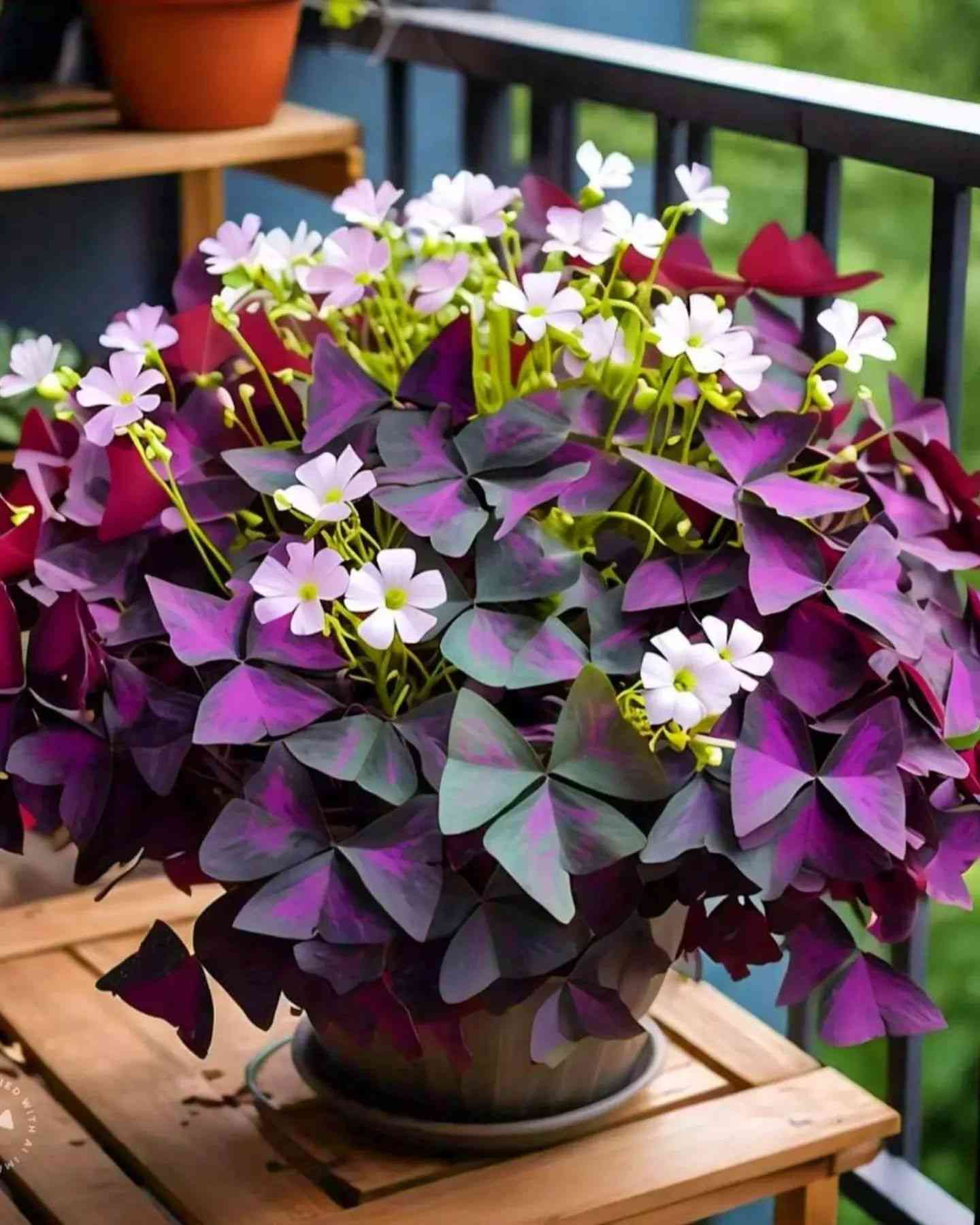 False shamrock(Oxalis triangularis)